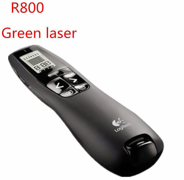 R800 2.4 GHz Wireless Presenter Remote Presentation USB Control PowerPoint PPT Clicker with Green Laser Pointer