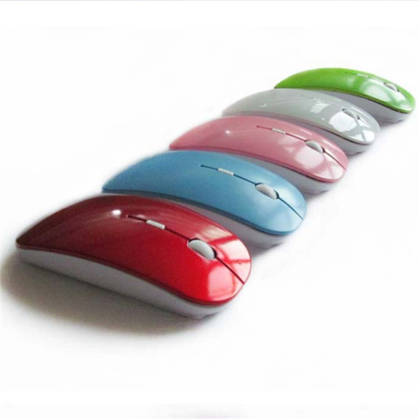 High Quality Ultra Thin USB Optical Wireless Mouse 2.4G Receiver Super Slim Mouse For Computer