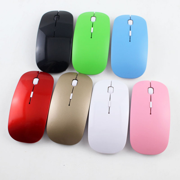 Fashion F3 wireless mouse fuel injection ultra-thin wireless mouse photoelectric USB 7 kind Colorful Mouse Suit Office