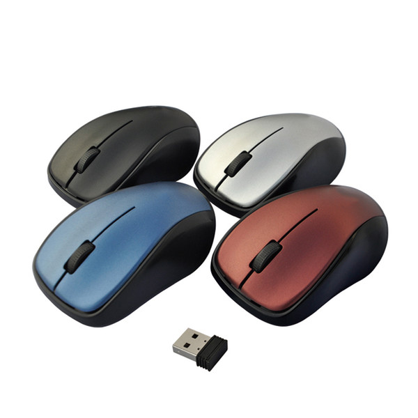 USB Wireless Mouse 1600 DPI ergonomic design for 2.4G desktop computer accessories mice gamer PC with Retail Packing