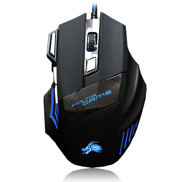 Professional 5500 DPI Gaming Mouse 7 Buttons LED Optical USB Wired Mice for Pro Gamer Computer X3 Mouse