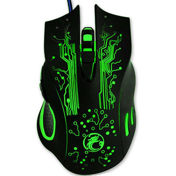 Hot Sale Estone X9 5000DPI LED Optical USB Wired Gaming Mouse Gamer Computer PC Laptop Professional Game Mice batter than X5 X7