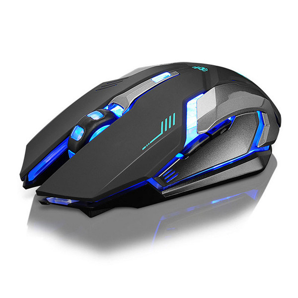 Rechargeable X7 Wireless LED Backlight USB Optical Ergonomic Gaming Mouse Sem Fio Fashion Computer Games Mouse For Pro Gamer