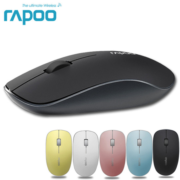 Wholesale- Rapoo 3520P 5G Optical Wireless Mouse USB Gaming Mice with Super Slim Portable Mini Receiver Mice For Laptop Computer Home Mouse