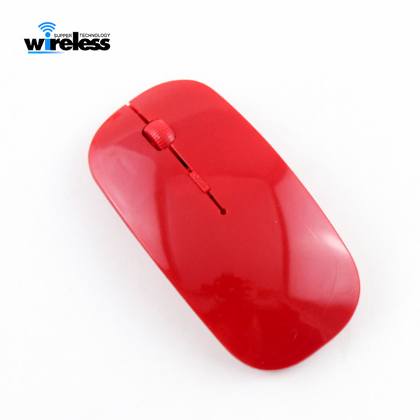 USB Optical Wireless Computer Mouse 2.4G Receiver Super Slim Mouse For computer PC Laptop with 8 colors