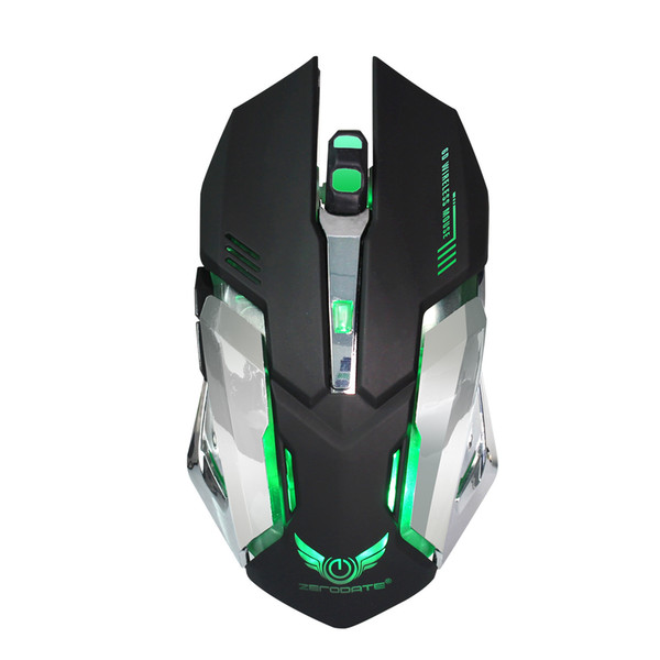 Wireless 2.4GHz Gaming Mouse Ergonomic Design Gaming Mouse 2400DPI USB Mouse Laptop