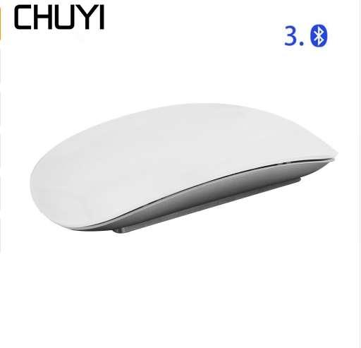 CHUYI Bluetooth Wireless Magic Mouse Slim Arc Touch Mouse Ergonomic Optical USB Computer Ultra-thin BT 3.0 Mice For Apple Mac PC