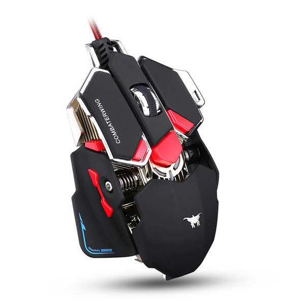 Export Explosion Warfare Combaterwing cw80 Optical Mouse 4800DPI Gaming Mouse 10 Button Light Mouse