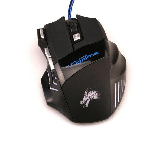 Professional 5500 DPI Gaming Mouse 7 Buttons LED Optical USB Wired Mice for Pro Gamer Computer X3 Mouse