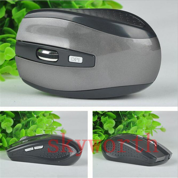 2.4GHz USB Optical Wireless Mouse USB Receiver Smart Sleep Energy-Saving Mice for Computer Tablet PC Laptop Desktop With Retail Box