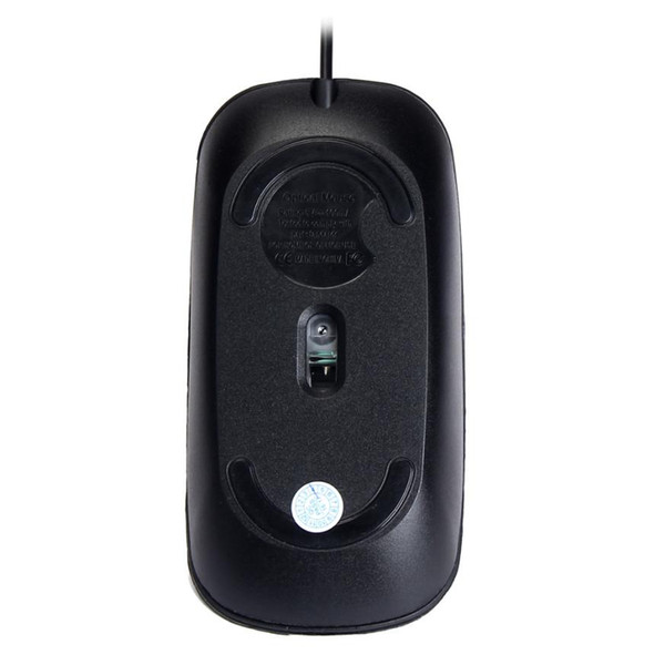 Free double-click wired optical mouse design USB game esports mouse for PC laptop gift x30511 black