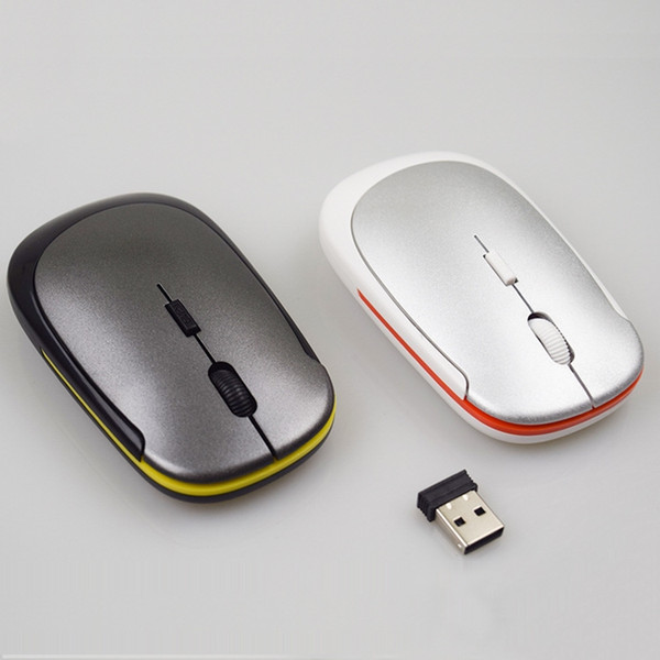 Wireless Mouse U-Shaped Ultra Slim 2.4GHz 800/1600DPI Optical gaming Mouse USB Receiver Mini mice for Laptop PC with retail box