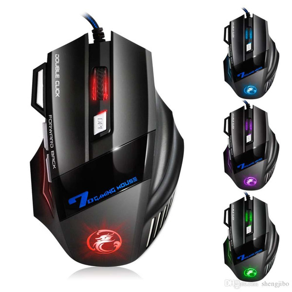 X7 Cable Photoelectric USB Machinery Computer Laptop Office Competition 7-Key Mouse Competition Game