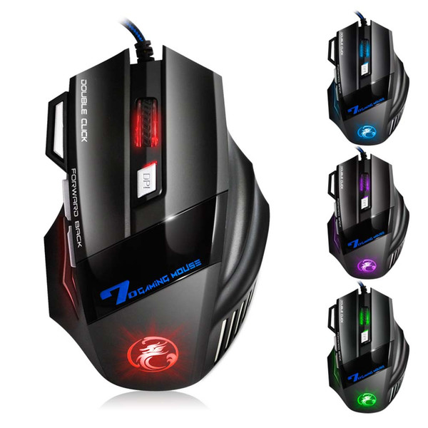 X7 Cable Photoelectric USB Machinery Computer Laptop Office Competition 7-Key Mouse Competition Game