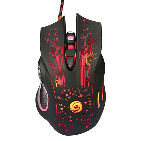 2019 NEW Optical 6 Button LED USB Wired Light Color Change Pro Gamer Gaming Game Mouse for PC Laptop