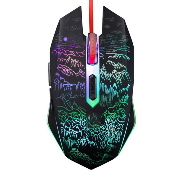 LED optical USB cable gaming mouse ergonomic mouse fashion high performance computer laptop home