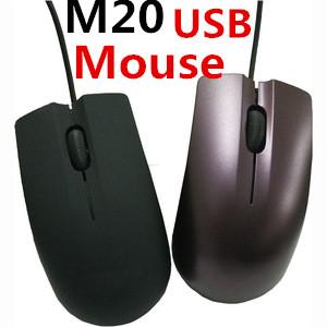 M20 USB Lenovo Mouse 3D Wholesales Cheap Mini M20 Wired Mouse USB Pro Gaming Mouse Optical Mice For Laptop Notebook Computer photo