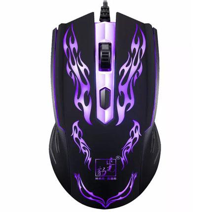 Professional cool mouse game wired USB with 7back colors lighting game mouse for pc for work