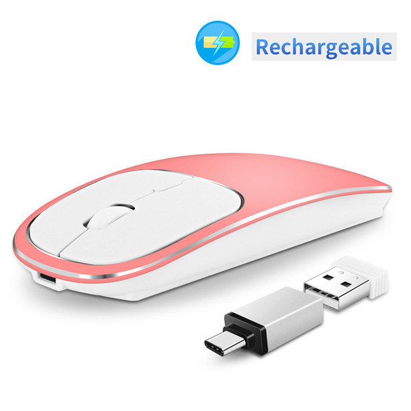 2019 New Arrival Candy color ultra thin wireless mouse and receiver 2.4G USB optical Colorful Special offer computer mouse