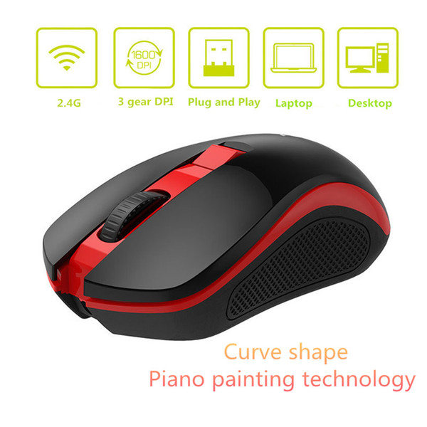 Wireless mouse optical office mute no light creative computer engineering mouse Mouse Laptop desktop computer universal factory direct sale