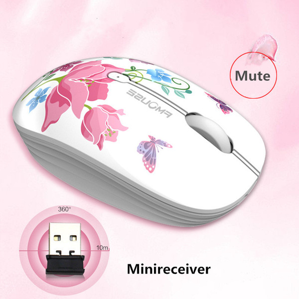 Wireless Gaming Mouse 2.4GHz 3 Keys USB Receiver Pro Gamer mice fashion mini simplicity mute For PC Laptop Desktop Pro computer Mouse M101