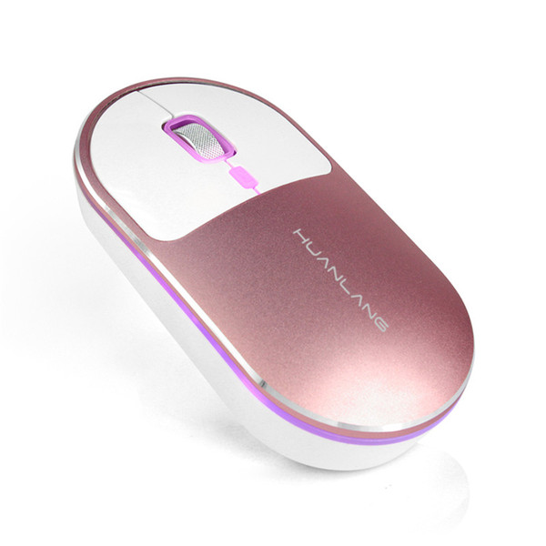 Wireless bluetooth mice rechargeable ultra-thin luminescent aluminum alloy ergonomic mouse Gaming Mice PC Laptop Desktop factory direct sale