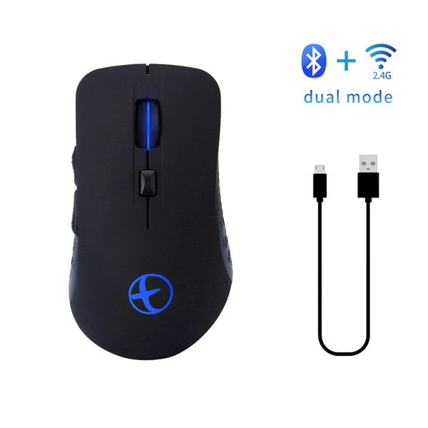 Wireless Mouse Gaming mouse Rechargeable silent dual mode 2.4g Suitable for Computer PC office games Optical 6 Keys factory direct sale