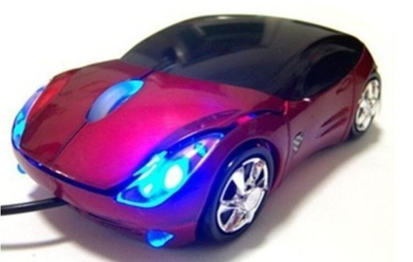 Car Shape USB 3D Optical Mouse LED lights Mice For PC/Laptop MOSUNX Futural Digital fashion New