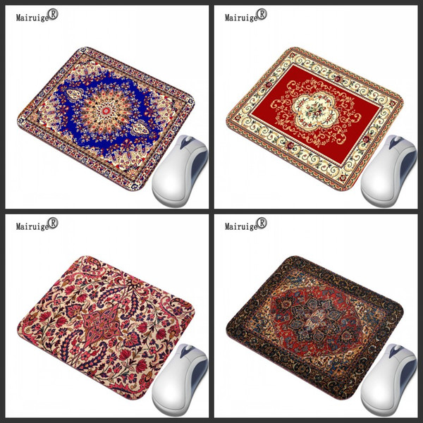 Mairuige Pretty Persian Carpet Pattern Mouse Pad Rubber Anti-Slip Mouse Laptop 29X25/22X18CM Pad for Speed Version CSGO