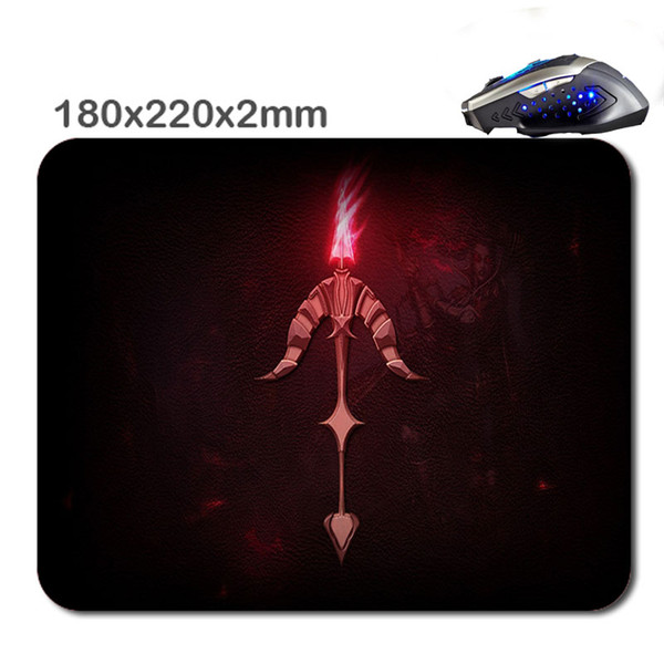 180*220*2mm/290*250*2mm print Top Selling Logo overlocked gaming Anti-Slip Mouse Pad Comfort Wrist Mouse Mat Rectangle Mousepad