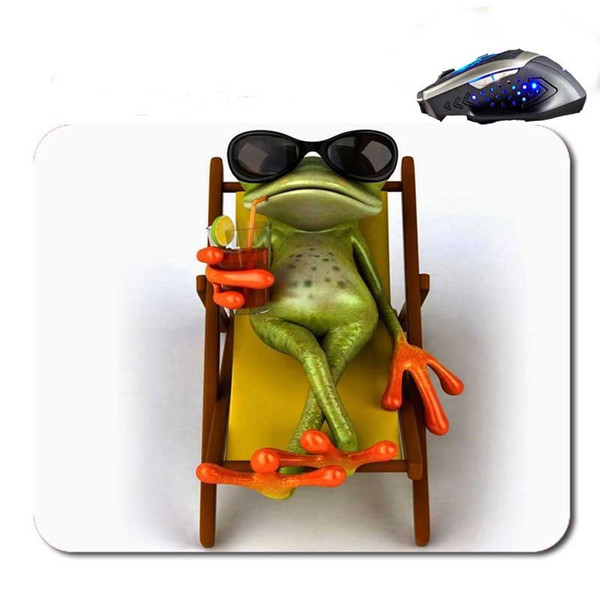 The Frog Animals Free Shipping New Arrival 18*22cm/25*20*cm/25*29cm Non-slip Rubber Mouse Pad Computer Gaming Mouse Pad