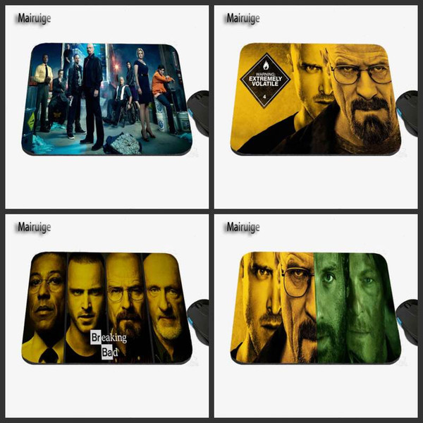 Hot Sales TV breaking Bad Creative Photo Print Rubber Rectangular Game Table Pad Mouse Pad PC Computer Rubber Player Speed Pad