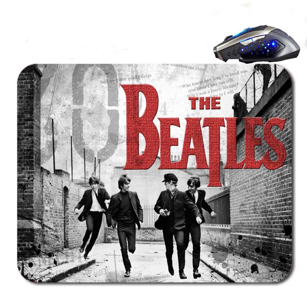 The Beatles Logo Free Shipping New Arrival 18*22cm/25*20*cm/25*29cm Non-slip Rubber Mouse Pad Computer Gaming Mouse Pad