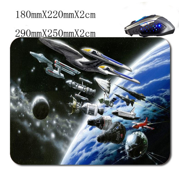 3D Printing Like Star Trek 3 Mousepad Custo Rectangular Mouse Pad In X180x2mm 220 & 250 X290x2mm Office Accessory And Gift