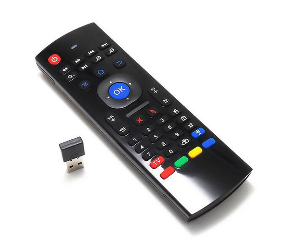 Hot sale U1 Keyboard Fly AirMouse Mini Wireless Remote G Sensing Gyroscope Sensor MIC Combo MX3 For MXQ M8S Amlogic S905 STB Android TV BOX