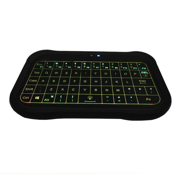 2018 New Product T18 mini keyboard fly mouse full touch screen keyboard wireless remote backlight with white green