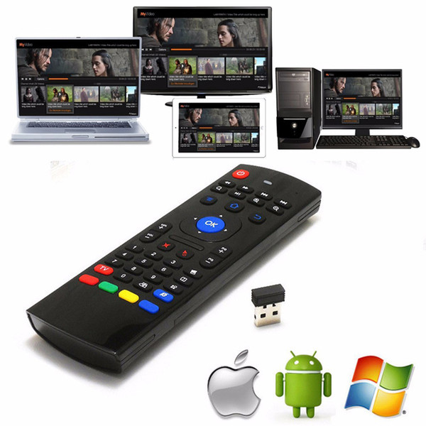 Air Fly Mouse MX3 2.4GHz Wireless Smart Keyboard Remote Control IR for Android TV Box