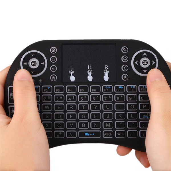 i8 2.4G Air Mouse Wireless Mini Keyboard with Touchpad Remote Control Gamepad for Media Player Android TV Box HTPC MXQ Pro M8S X96 Mini PC