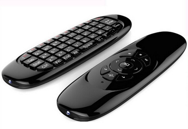 C120 Backlight Fly Air Mouse 2.4GHz Wireless Mini Keyboard Backlit Game Rechargeable Remote Control for Android TV BOX