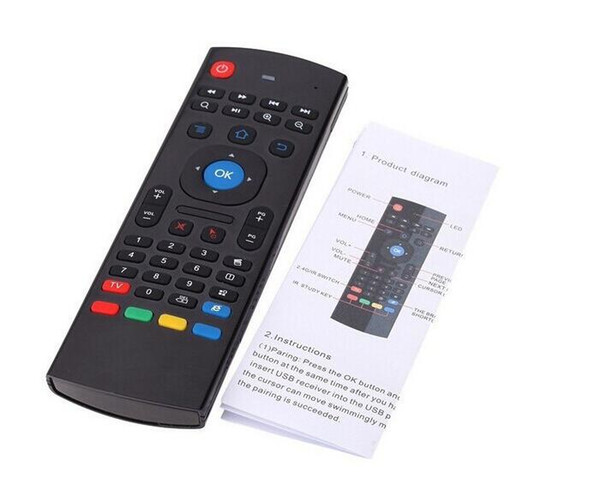 U1 Keyboard Fly AirMouse Mini Wireless Remote G Sensing Gyroscope Sensor MIC Combo MX3 For MXQ M8S Amlogic S905 STB Android TV BOX fashion