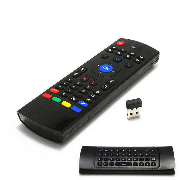 Air fly mouse MX3 with Backlit 2.4G Wireless Remote Controls TV box remote contro FOR Android TV BoxS905X X96 T95X MXQ PRO