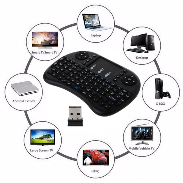 i8 Wireless Keyboard 2.4G Air Mouse Keyboard Remote Control Touchpad for Smart Android TV Box Notebook Tablet Pc