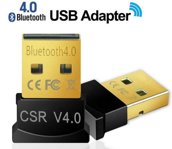 Mini USB Bluetooth Adapter V 4.0 Dual Mode Wireless Dongle CSR 4.0 USB 2.0/3.0 For Windows 10 8 Win 7 Vista XP 32/64 Black