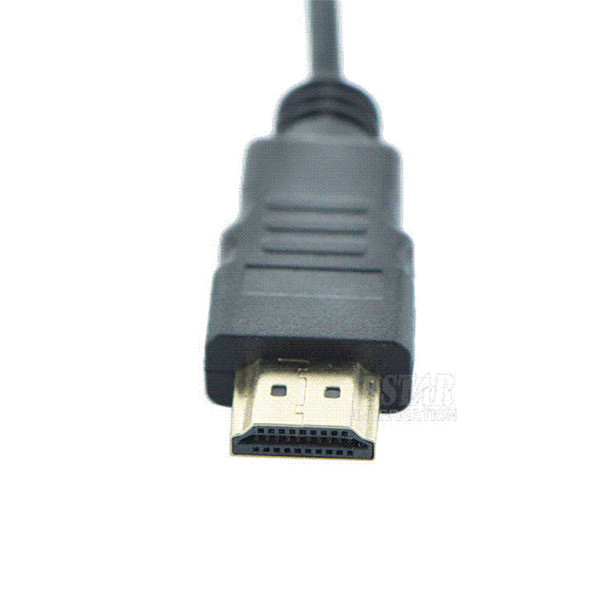 10FT 3M HDMI To VGA Cable male to male Video Adapter For HD Player HDTV PC HDMI Kabel Cabo adapter (Please read