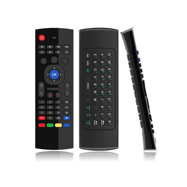 Best selling MX3 2.4GHz Wireless Keyboard Air Mouse Remote Controller Somatosensory IR Learning 6 Axis For Android TV BOX