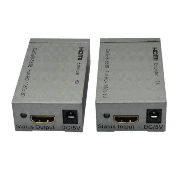 1080P HDMI Extender 60m Over CAT5 / 6 Ethernet RJ45 Single-wire Cables for 1080P HDTV DVD PS3,STB