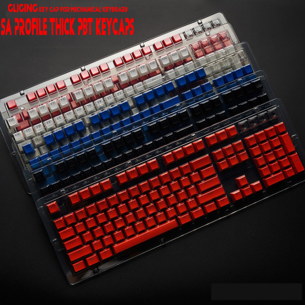 104 Key SA Height Profile Thick PBT Profile Keycaps Backlit For Cherry mx Switch Mechanical Keyboard Cross Shaft Key Cap