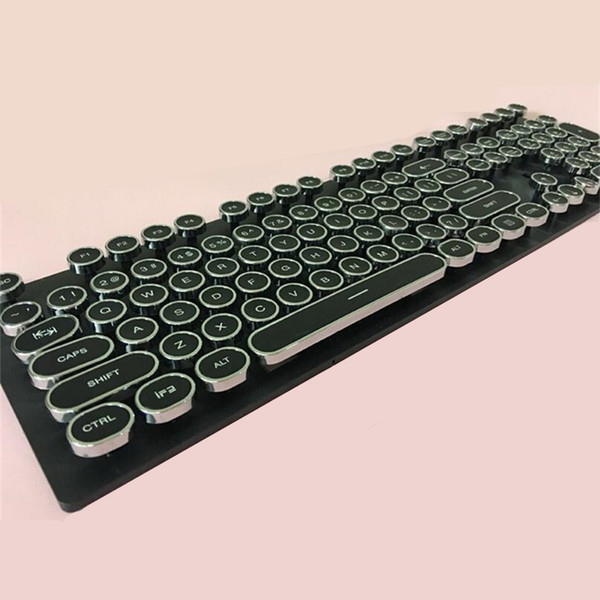 DIY Keycap Retro Steam Punk Typewriter Mechanical Keyboard caps 104 Standard Key cap free shipping