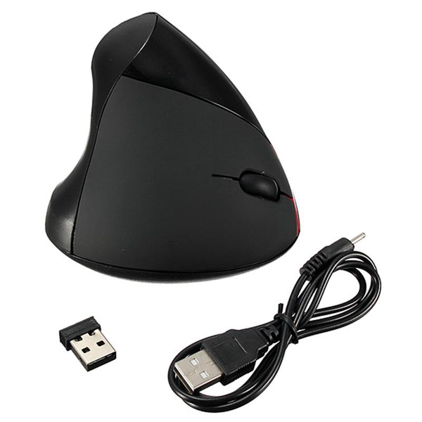 G2 5 Keys version-2.4G Wireless Ergonomic Design Vertical Optical USB Mice Wrist Healing Laptop PC Gaming Mouse