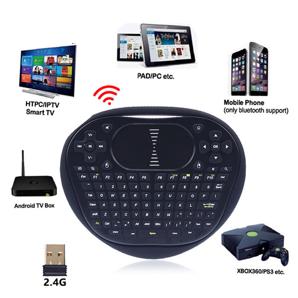 Mini Fly Air Mouse T8 2.4G Wireless Keyboard Remote Controlers touchpad for PC Notebook Android TV Box